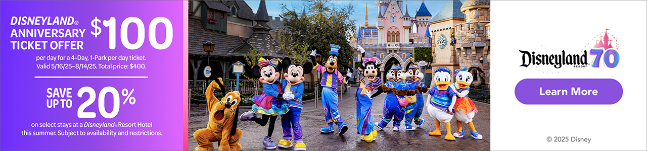 Disneyland 70th ad
