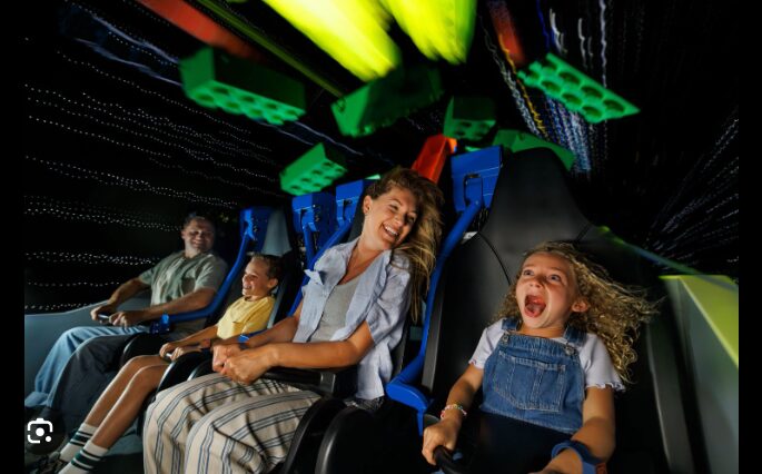 Galacticoaster indoor roller coaster opening at LEGOLAND parks in 2026